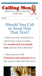 Mobile Screenshot of callingmen.com