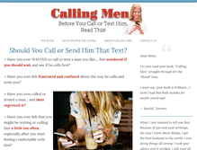 Tablet Screenshot of callingmen.com